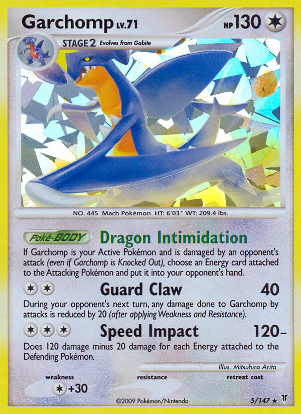 Supreme Victors Cracked Ice Holo Garchomp #5/147