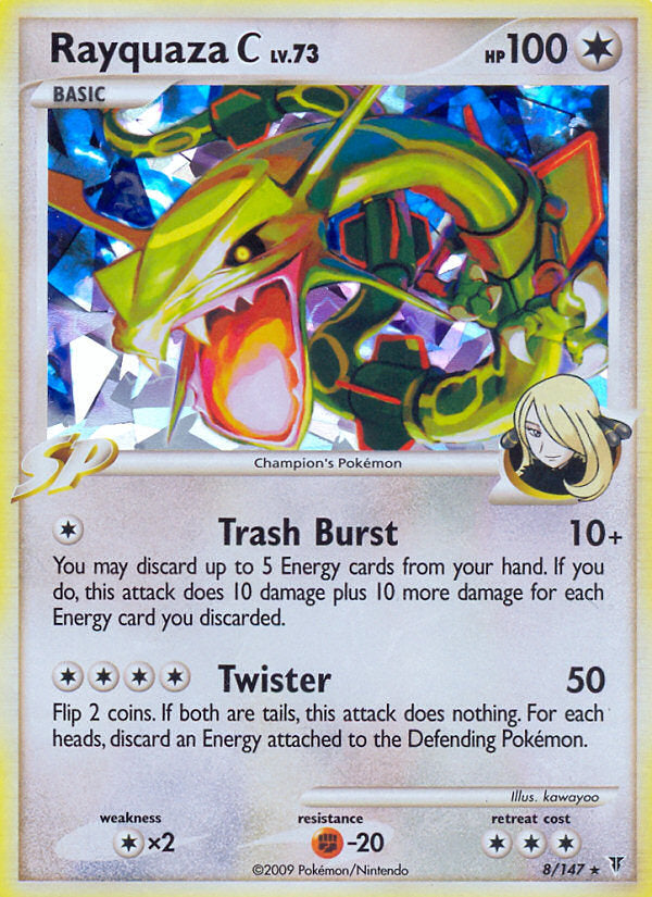 Supreme Victors Cracked Ice Holo Rayquaza C #8