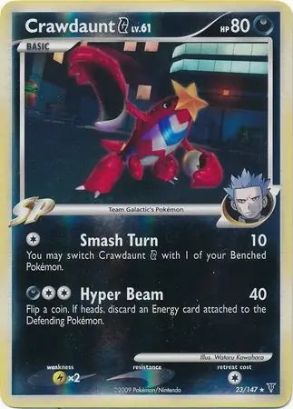 Supreme Victors Crawdaunt G #23/147 reverse holo