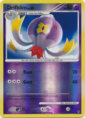 Supreme Victors Drifblim #57/147 reverse holo