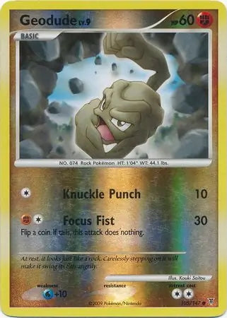 Supreme Victors Geodude #105/147 reverse holo