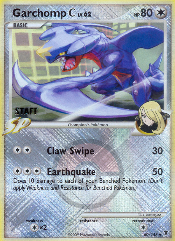 Supreme Victors Holo Garchomp C #60 Staff Promo