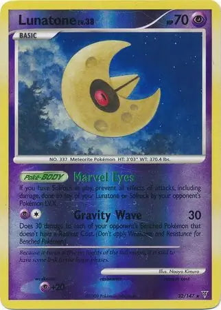 Supreme Victors Lunatone #32/147 reverse holo