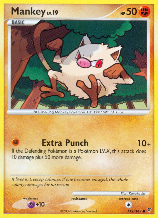 Supreme Victors Mankey #112/147
