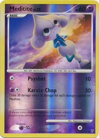 Supreme Victors Meditite #113/147 reverse holo