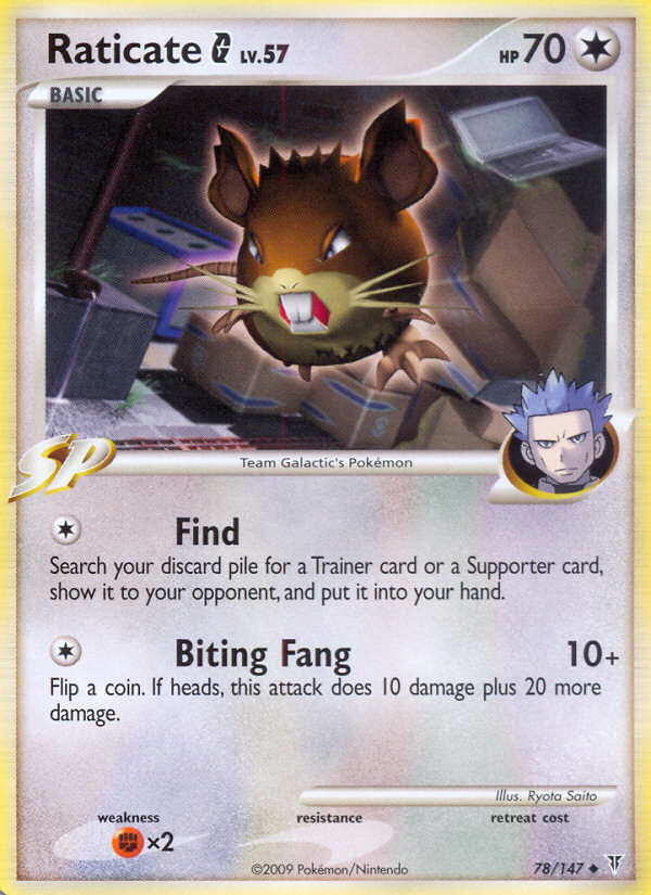 Supreme Victors Raticate G #78/147