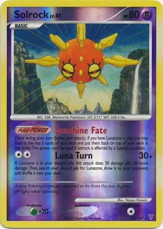 Supreme Victors Solrock #45/147 reverse holo