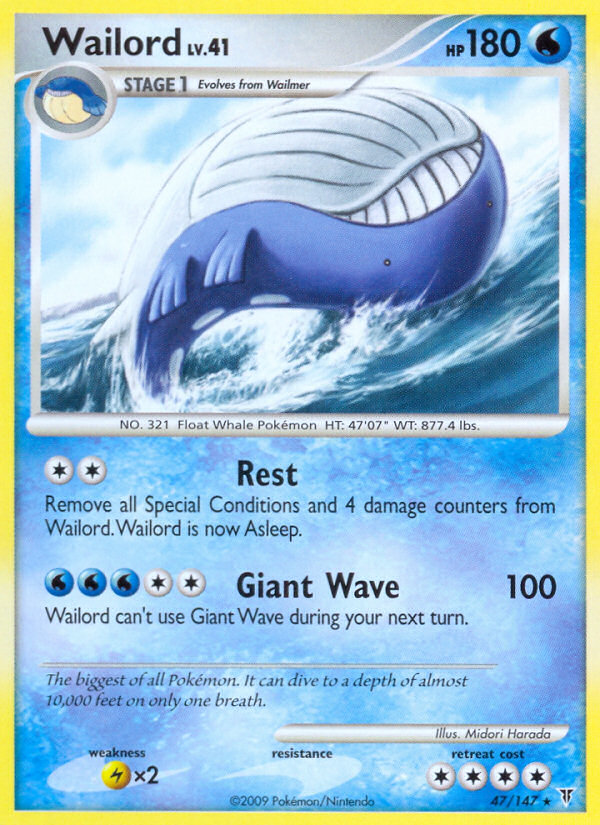 Supreme Victors Wailord #47/147