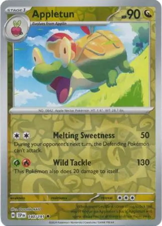 Surging Sparks Appletun #140/191 reverse holo