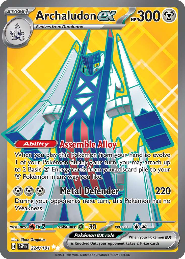Surging Sparks Archaludon ex #224/191
