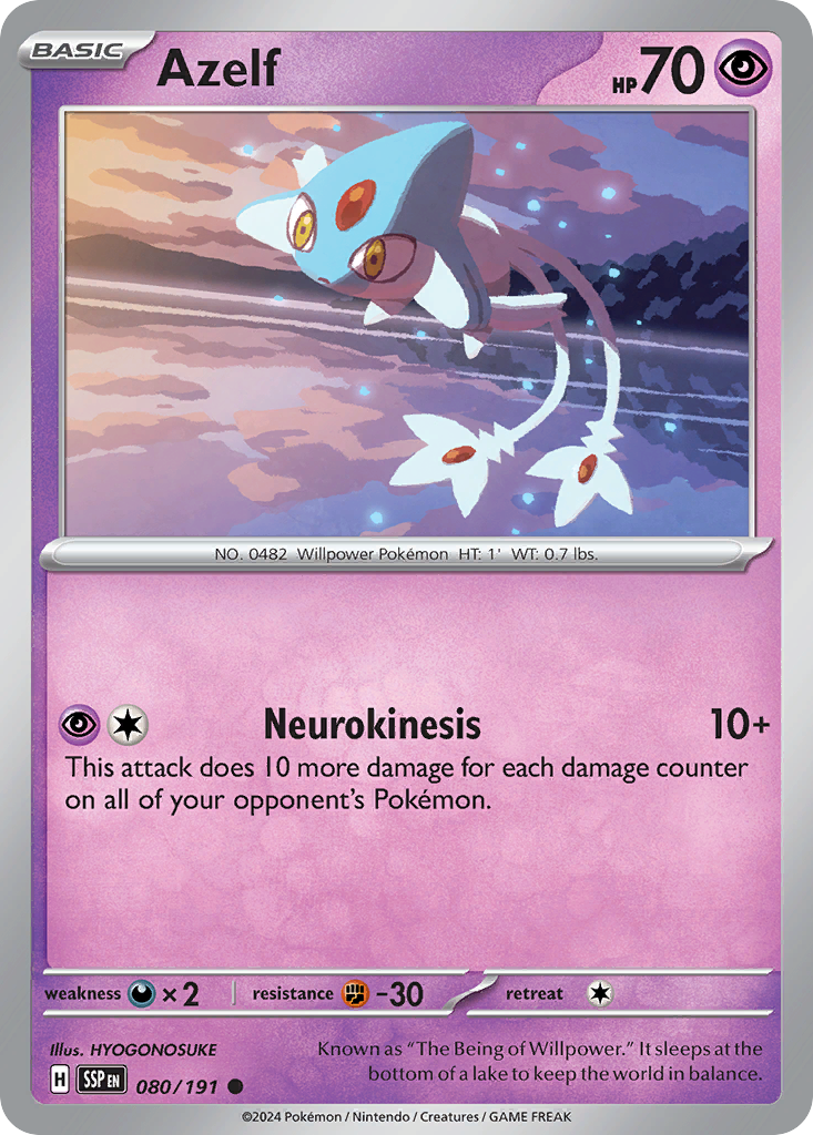 Surging Sparks Azelf #80/191