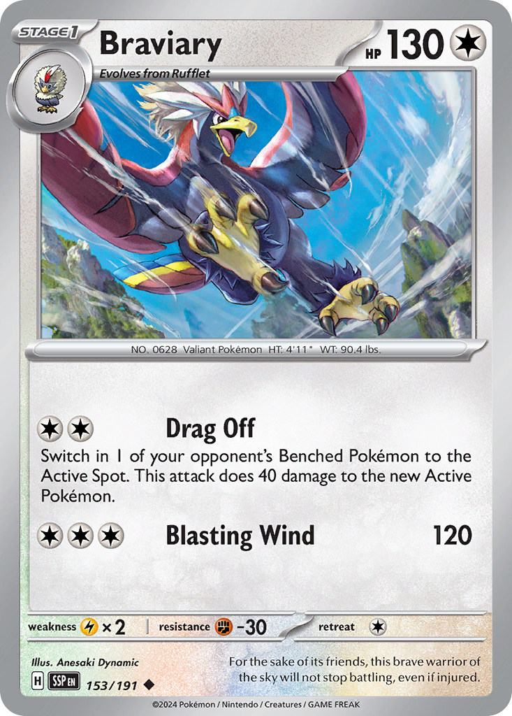 Surging Sparks Braviary #153/191