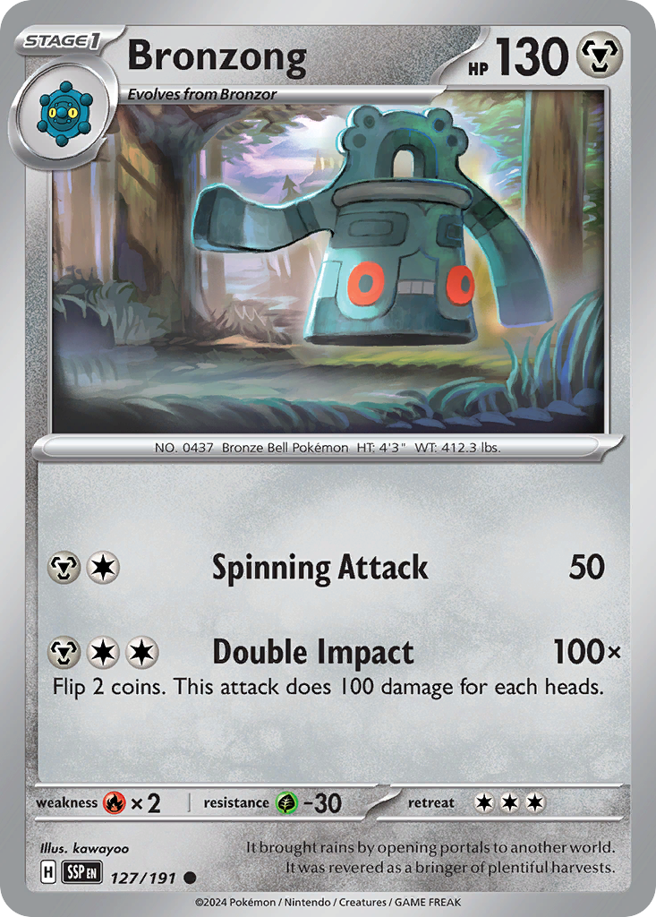 Surging Sparks Bronzong #127/191