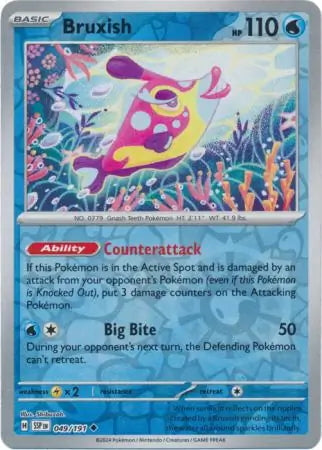 Surging Sparks Bruxish #49/191 reverse holo