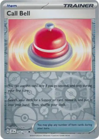 Surging Sparks Call Bell #165/191 reverse holo