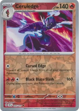 Surging Sparks Ceruledge #35/191 reverse holo