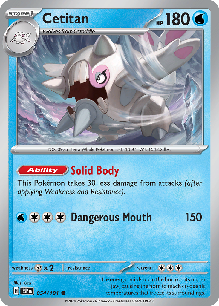 Surging Sparks Cetitan #54/191