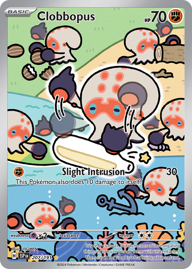 Surging Sparks Clobbopus #207/191