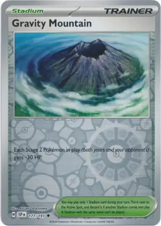 Surging Sparks Gravity Mountain #177/191 reverse holo