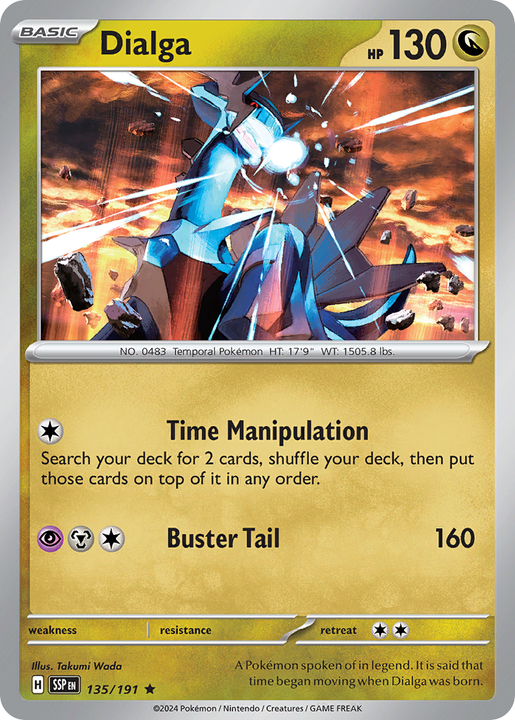 Surging Sparks Holo Dialga #135/191