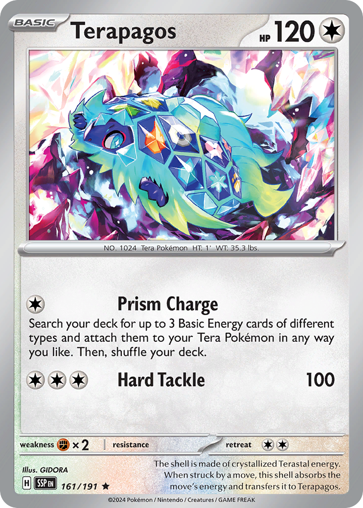 Surging Sparks Holo Terapagos #161/191