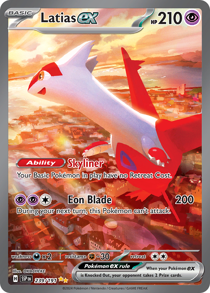 Latias ex Special Illustration Rare 239/191