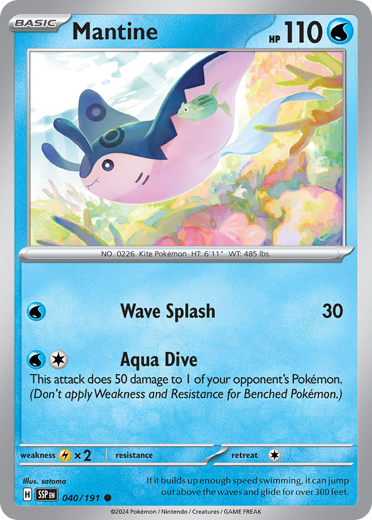 Surging Sparks Mantine #40/191