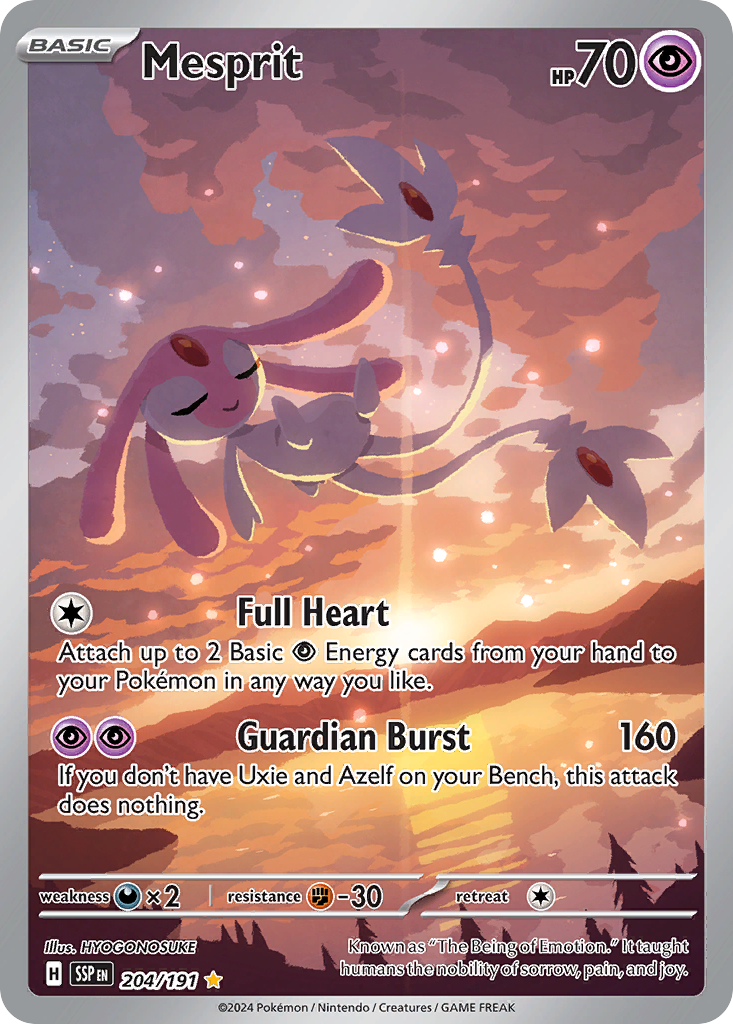 Surging Sparks Mesprit #204/191