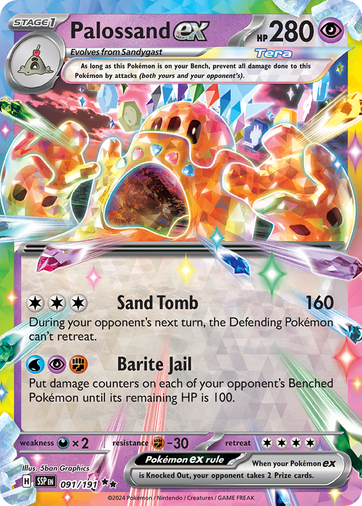 Surging Sparks Palossand ex #91/191