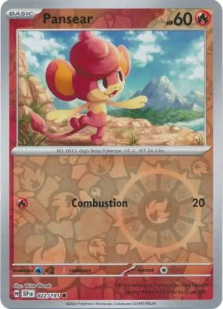 Surging Sparks Pansear #22/191 reverse holo