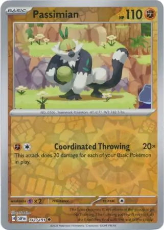 Surging Sparks Passimian #111/191 reverse holo
