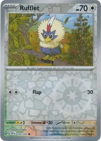 Surging Sparks Rufflet #152/191 reverse holo