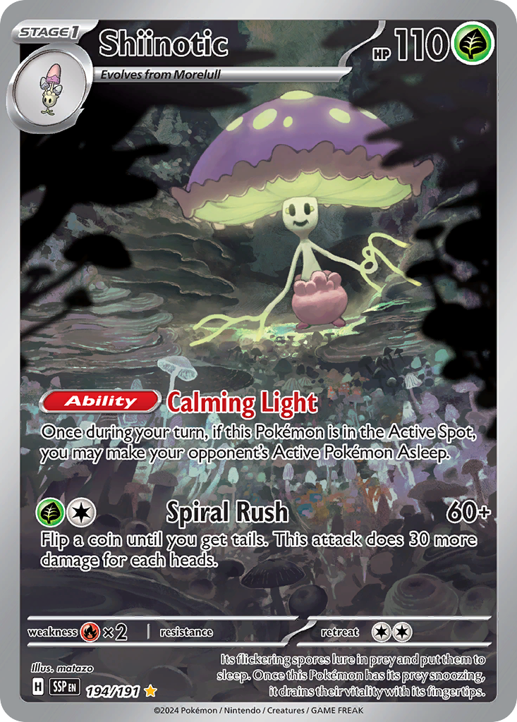 Surging Sparks Shiinotic #194/191
