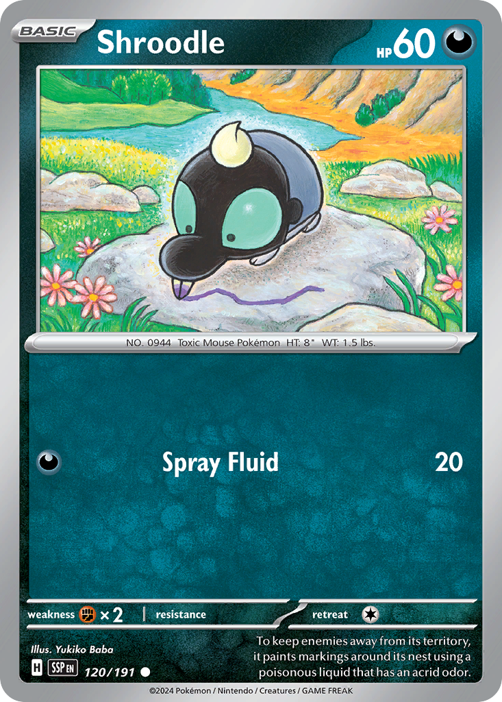 Surging Sparks Shroodle #120/191