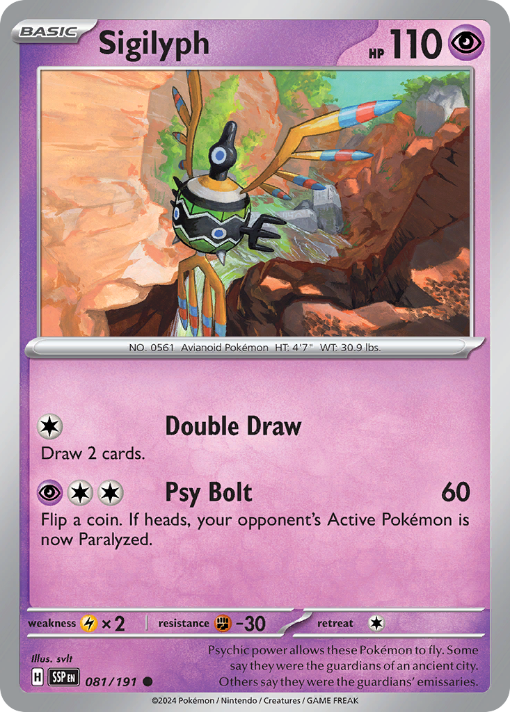 Surging Sparks Sigilyph #81/191