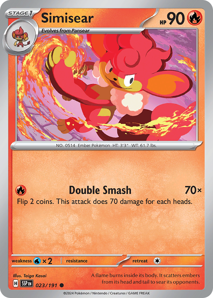 Surging Sparks Simisear #23/191