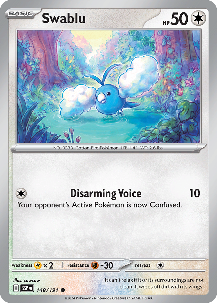 Surging Sparks Swablu #148/191