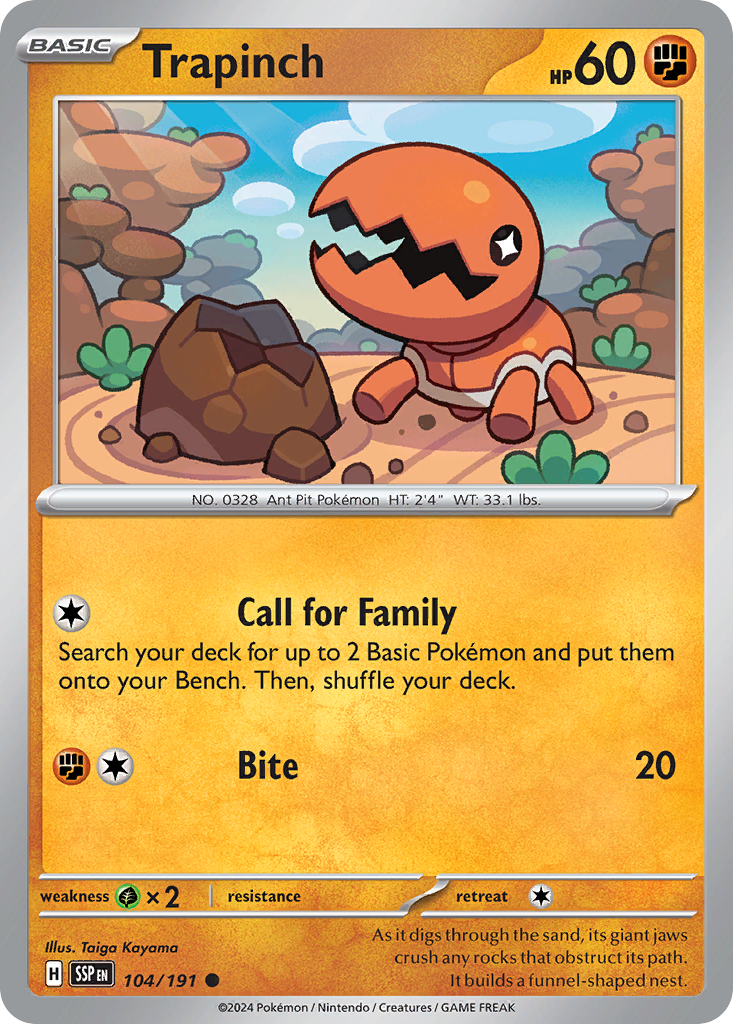 Surging Sparks Trapinch #104/191