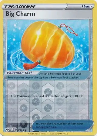 Sword & Shield Big Charm #158/202 reverse holo