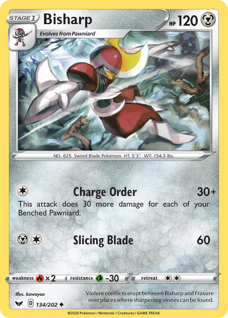 Sword & Shield Bisharp #134/202