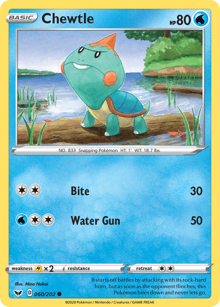 Sword & Shield Chewtle #60/202