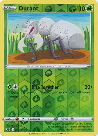 Sword & Shield Durant #8/202 reverse holo