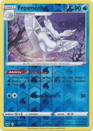 Sword & Shield Frosmoth #64/202 reverse holo