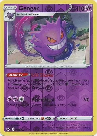 Sword & Shield Gengar #85/202 reverse holo