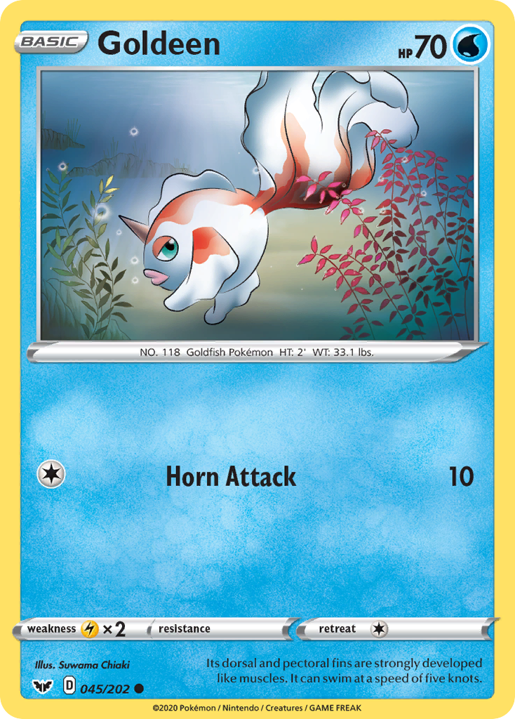 Sword & Shield Goldeen #45/202