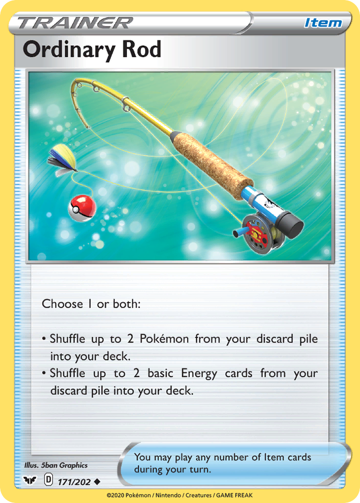 Sword & Shield Ordinary Rod #171/202
