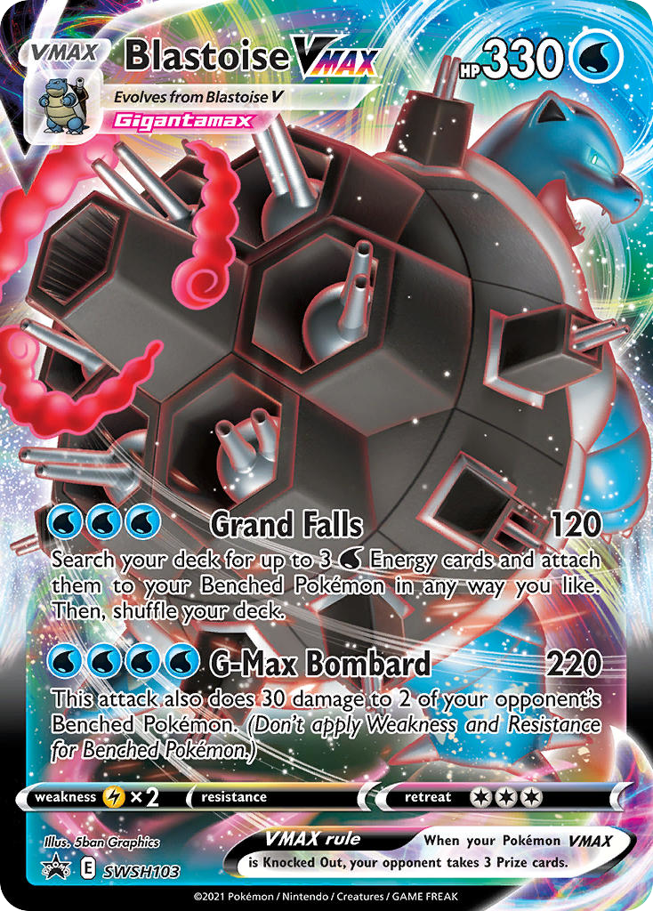 Sword & Shield Promo's Blastoise VMAX #103
