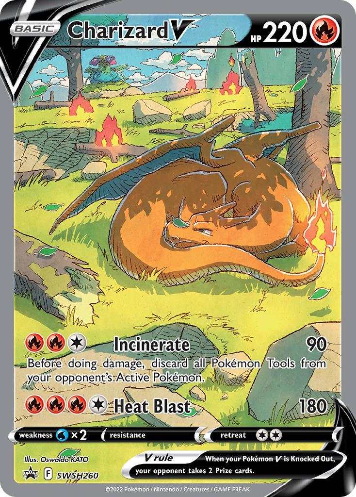 Sword & Shield Promo’s Charizard V #260