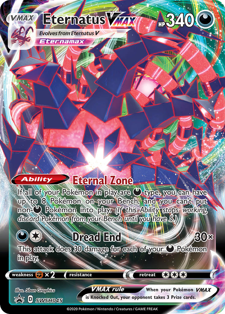Sword & Shield Promo's Eternatus VMAX #45