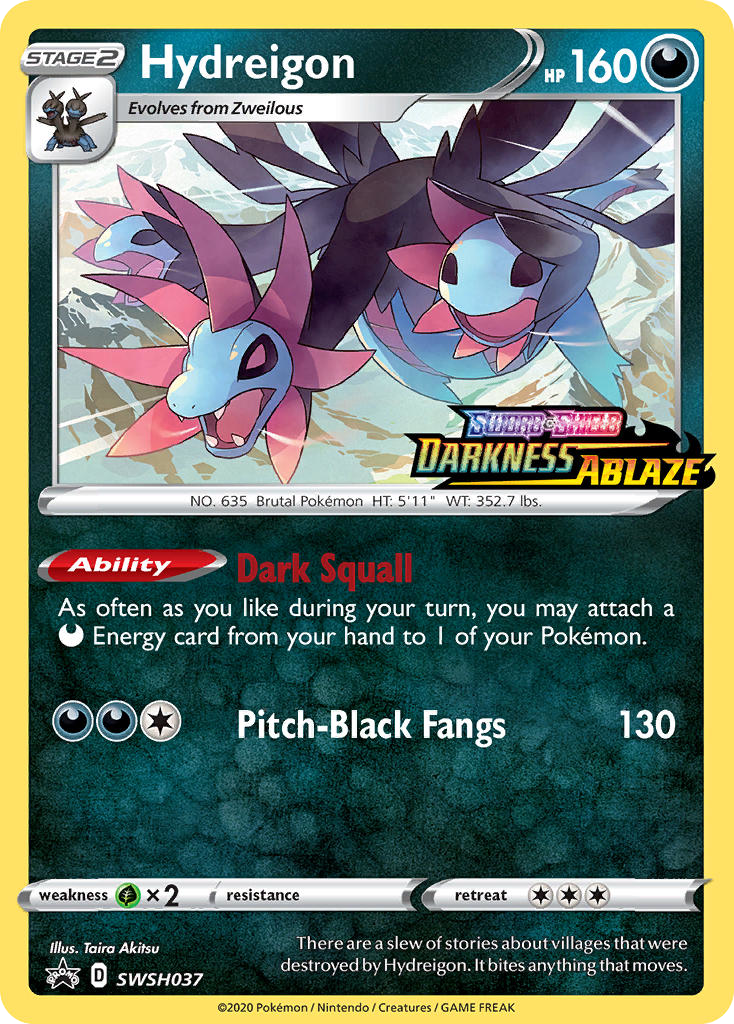 Sword & Shield Promo's Holo Hydreigon #37